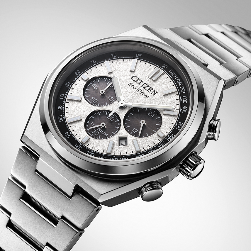 Zenshin Eco-Drive Chronograph Super Titanium Watch CA4610-85A