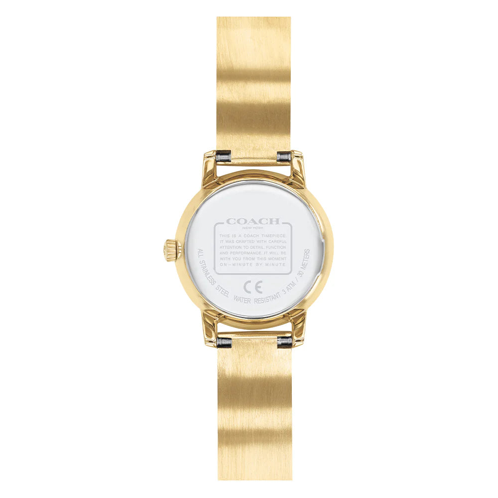 Signature C Gold Steel with Crystals Ladies Watch 14503497