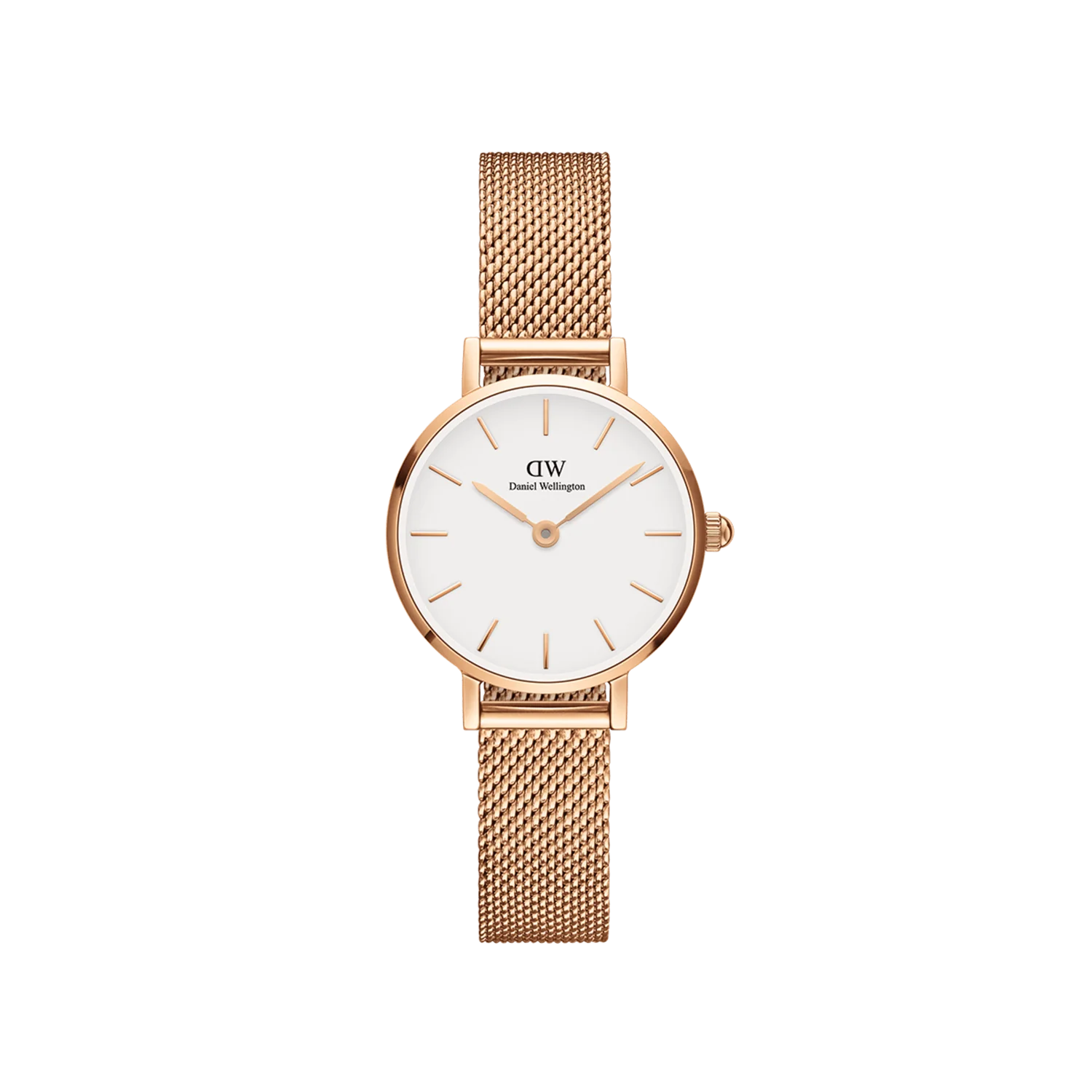 Daniel Wellington 腕時計 PETITE MELROSE 32 DW00100163 Petite Melrose - Women's mesh strap watch in Rose Gold | DW