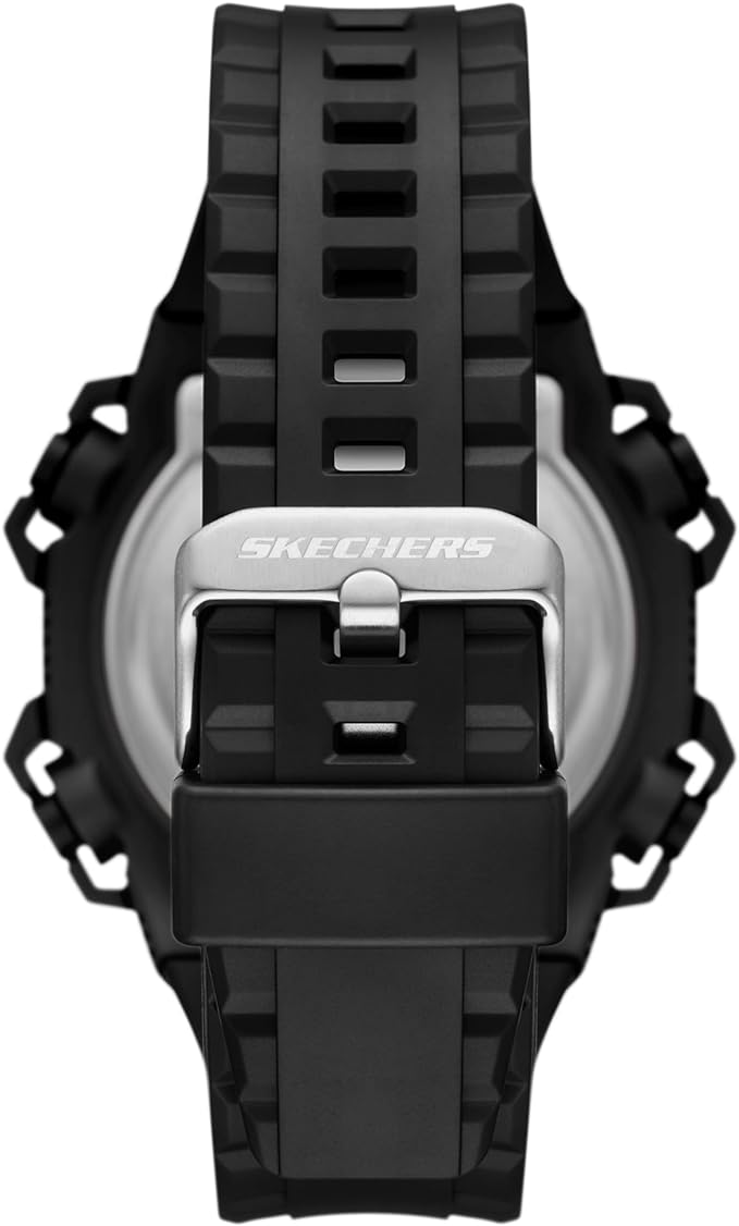 Sturgess Black Polyurethane Digital Watch