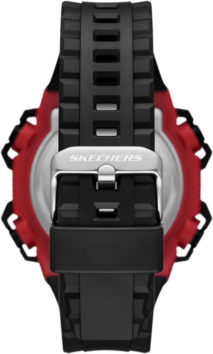Sturgess Black Red Polyurethane Digital Watch