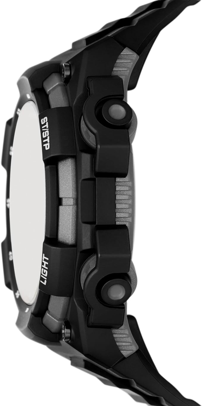 Sturgess Black Polyurethane Digital Watch
