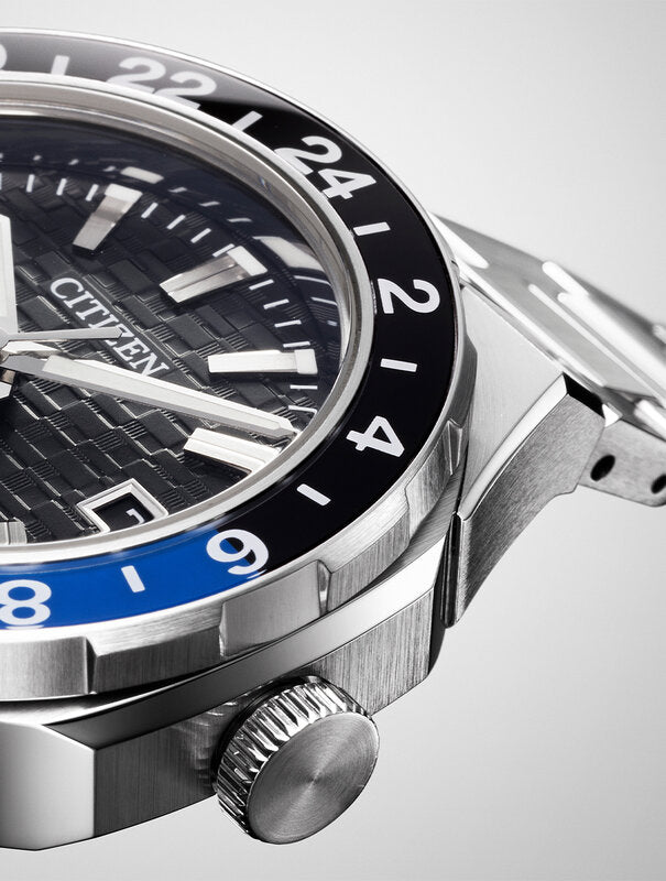 Series 8 800 Mechanical GMT Black Dial Watch NB6031-56E