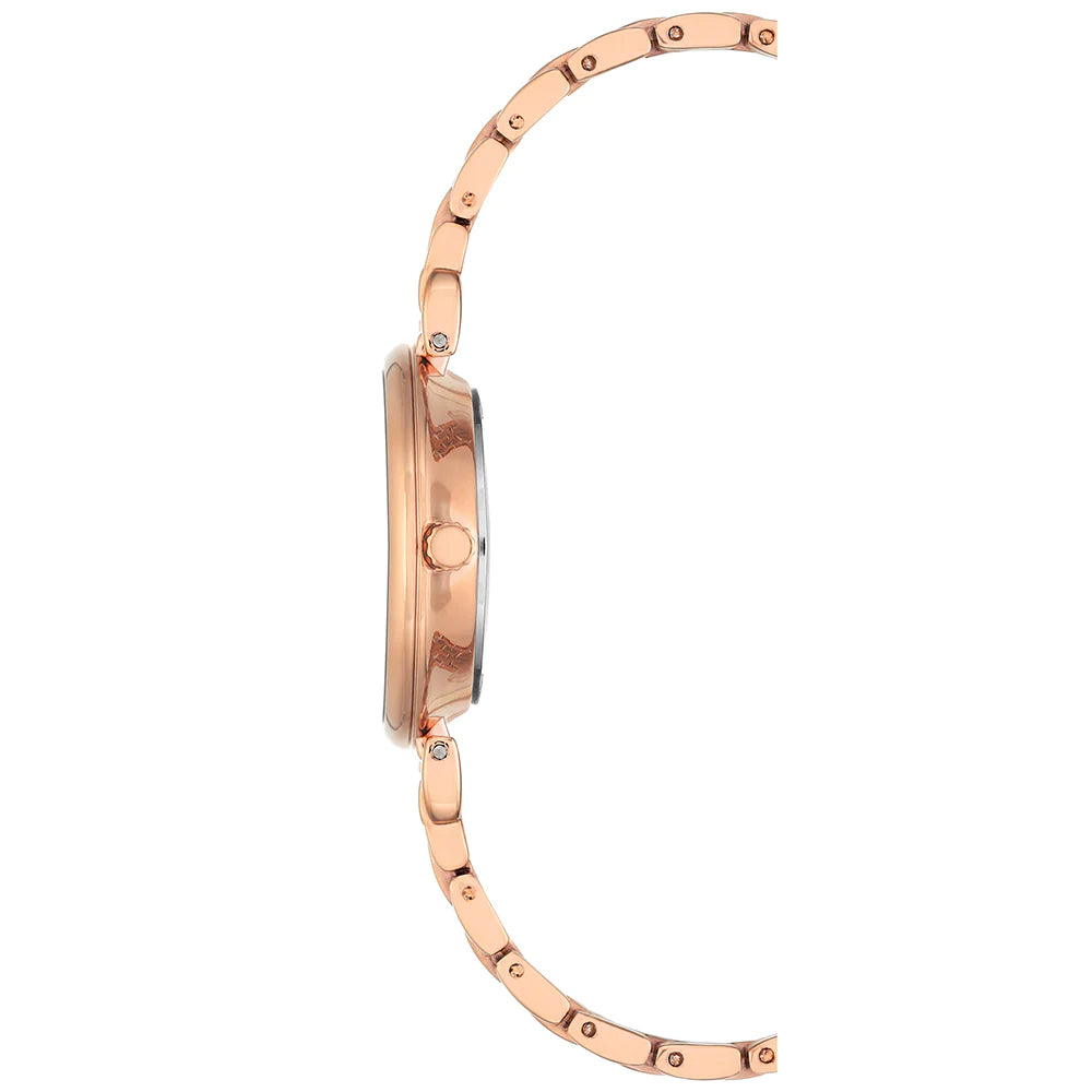Rose Gold Stainless Steel Women's Watch AK/2158RGRG