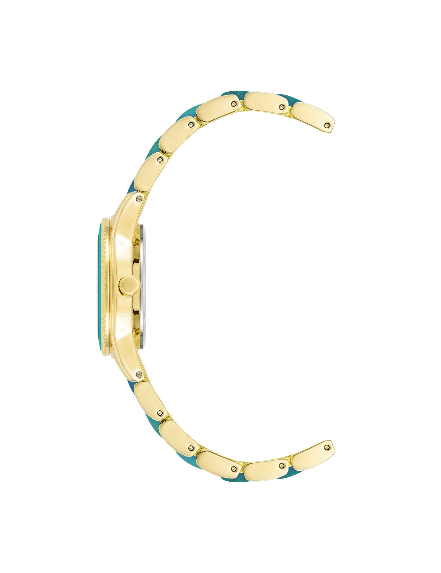Pearlescent Resin Link Bracelet Watch AK/3212TEGB