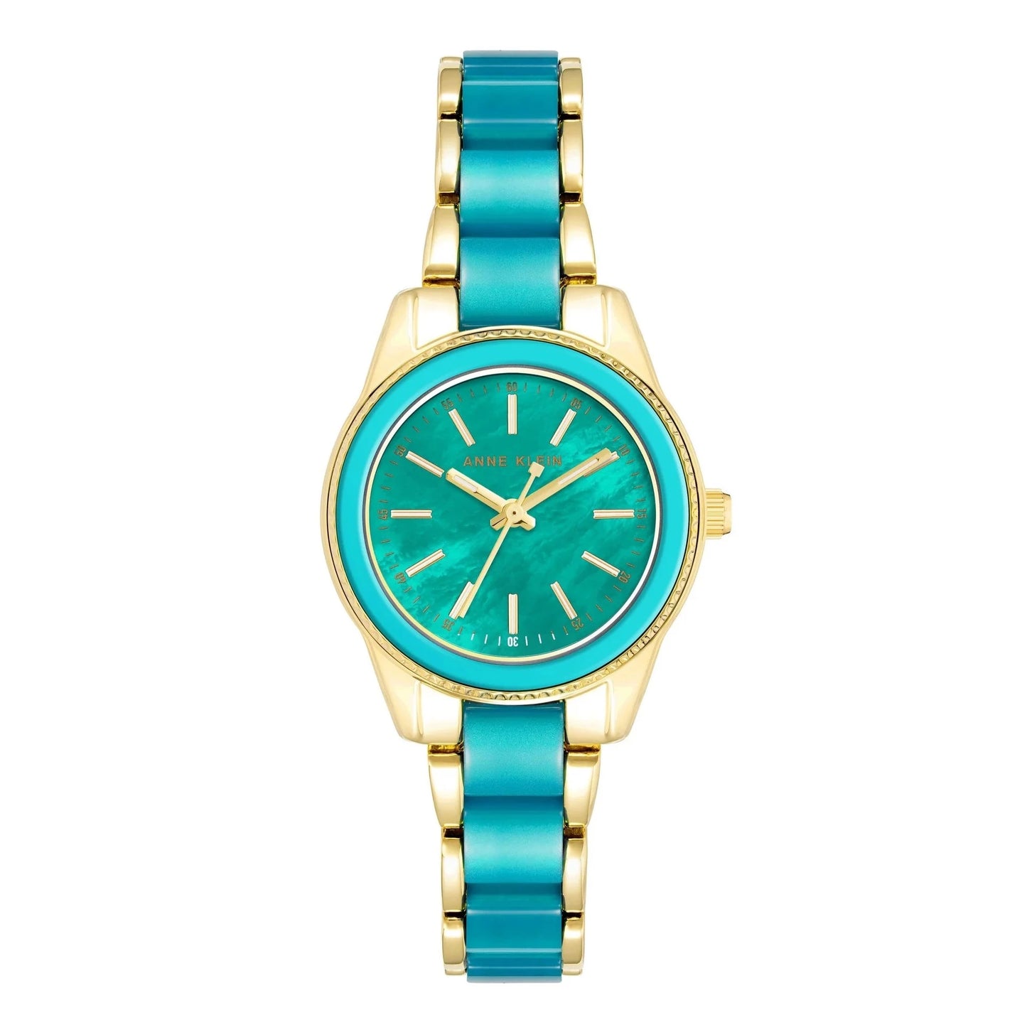 Pearlescent Resin Link Bracelet Watch AK/3212TEGB