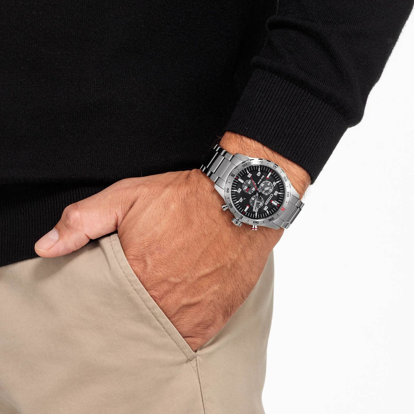 Eco-Drive Chronograph Watch AT2520-89E