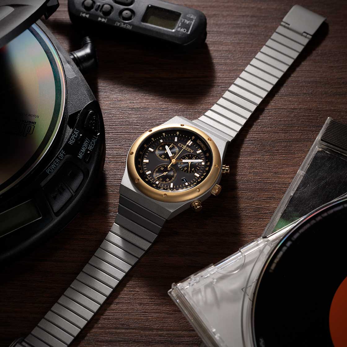 Eco-Drive Chronograph Gents Watch AT2544-64E