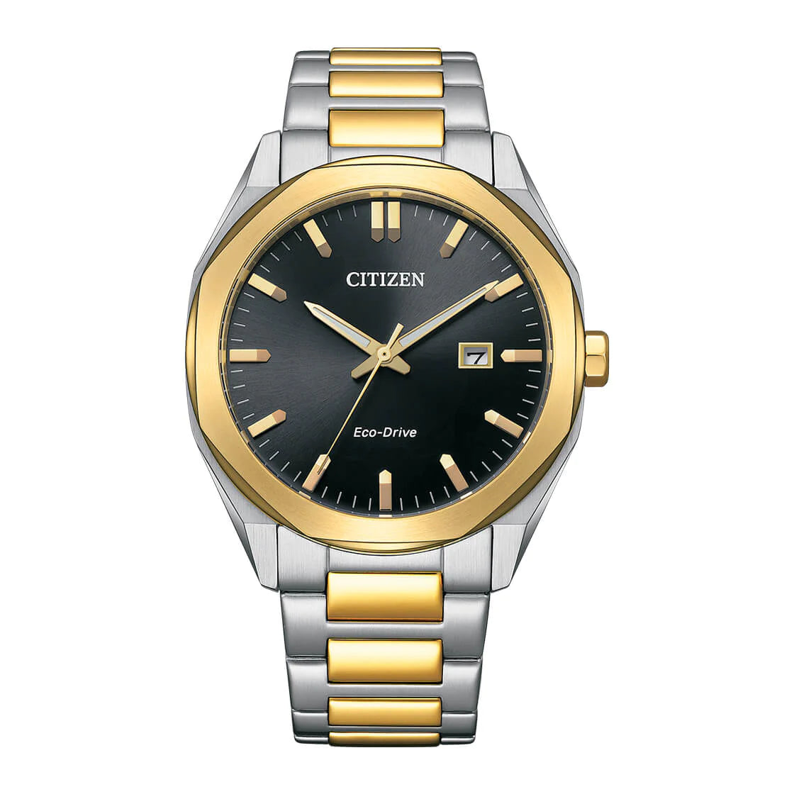 Eco Drive Two-Tone Gents Watch BM7604-80E