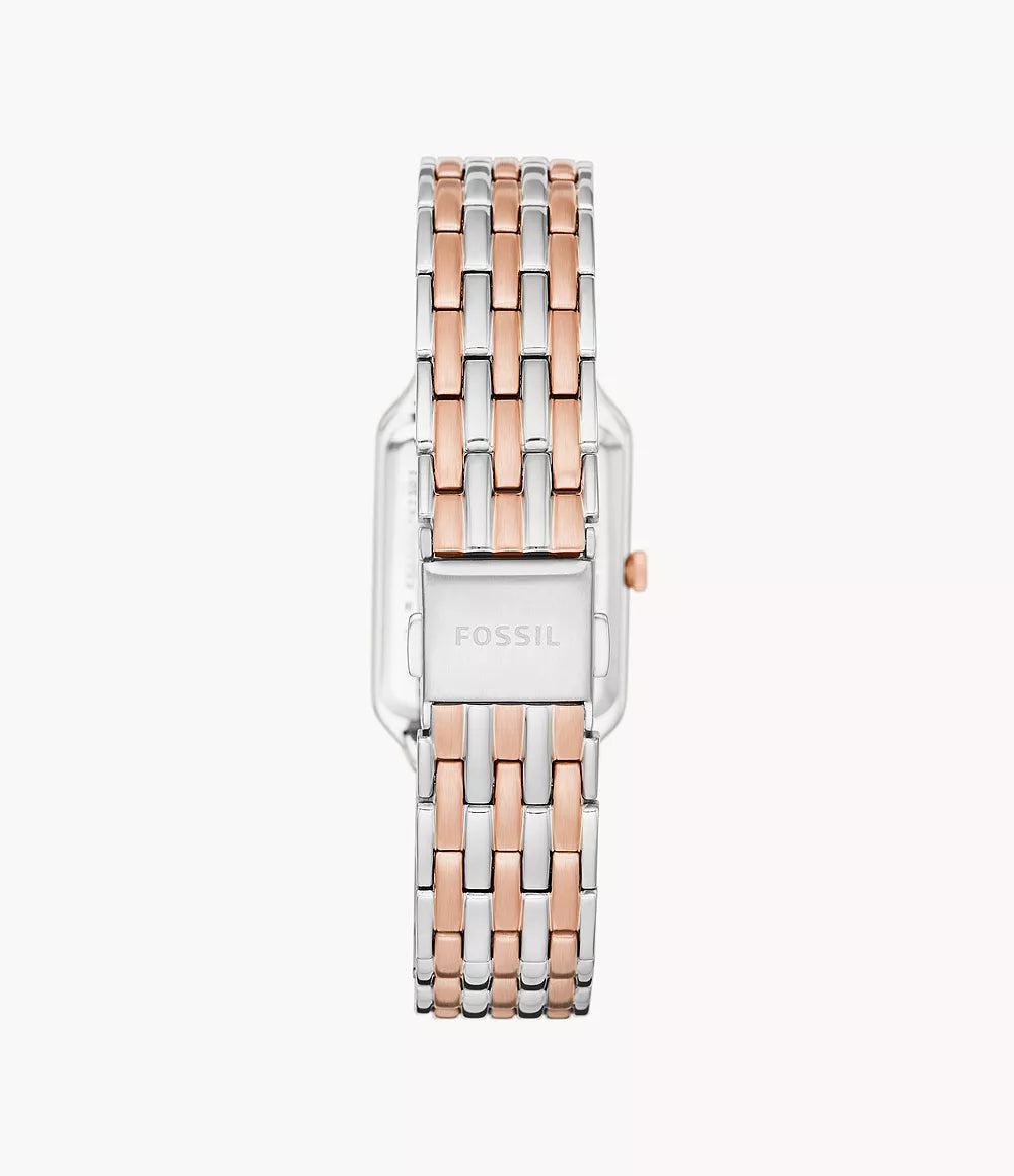 Raquel Three-Hand Date Two-Tone Stainless Steel Watch