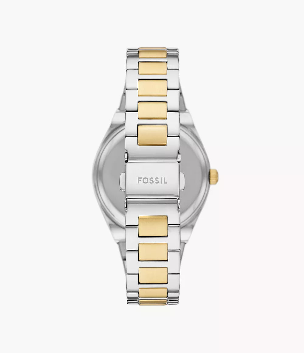 Scarlette Three-Hand Date Two-Tone Stainless Steel Watch