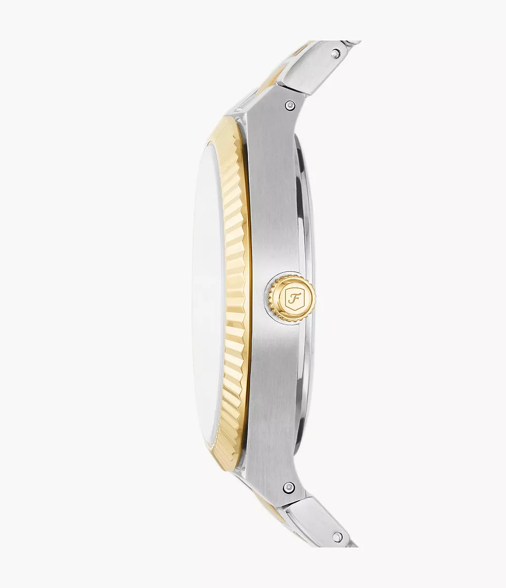Scarlette Three-Hand Date Two-Tone Stainless Steel Watch