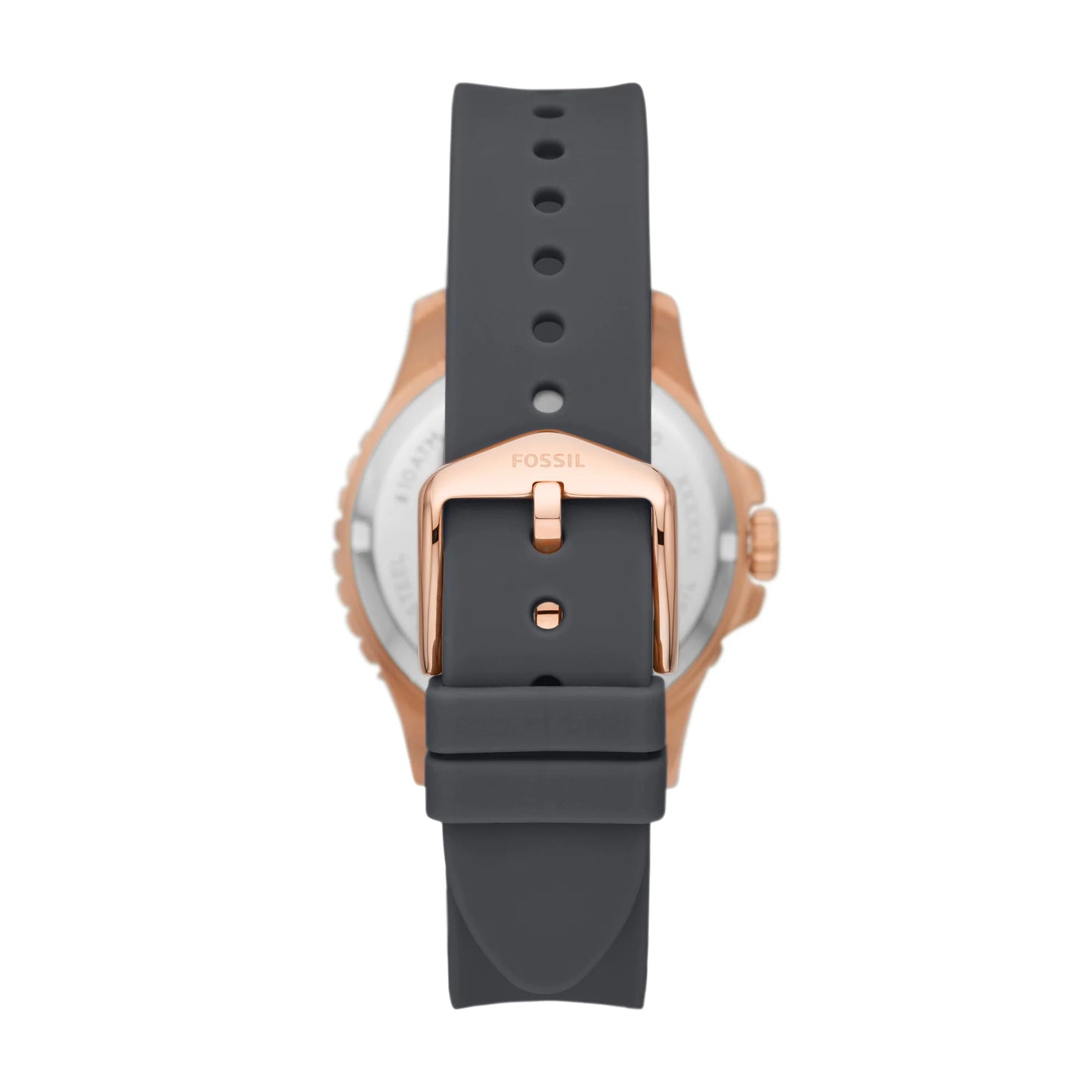 FB-01 Three-Hand Date Gray Silicone Watch