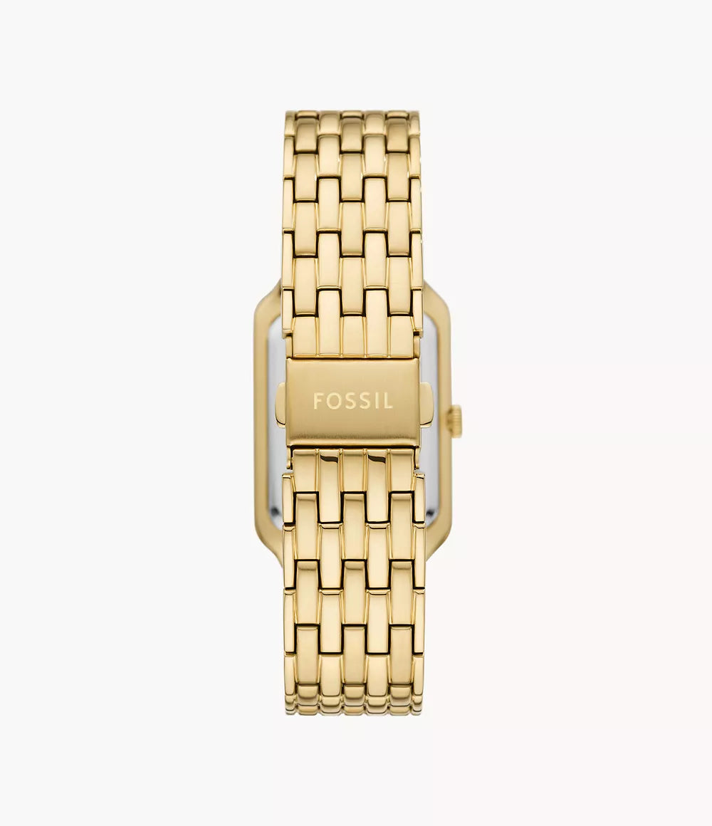 Raquel Three-Hand Date Gold-Tone Stainless Steel Watch