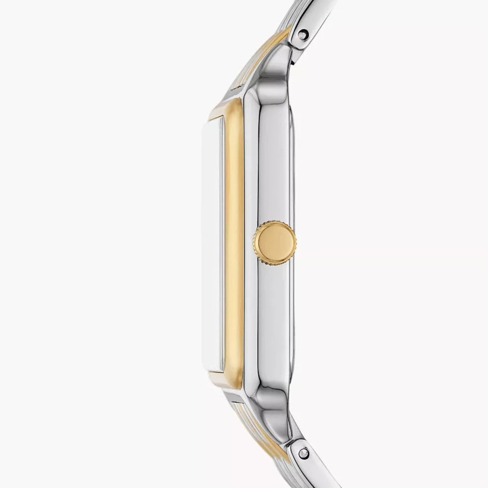 Raquel Three-Hand Date Two-Tone Stainless Steel Watch