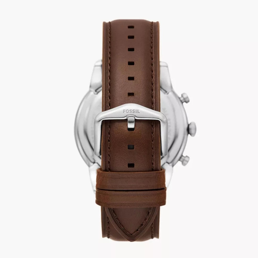 Townsman Chronograph Brown Eco Leather Watch and Bracelet Set