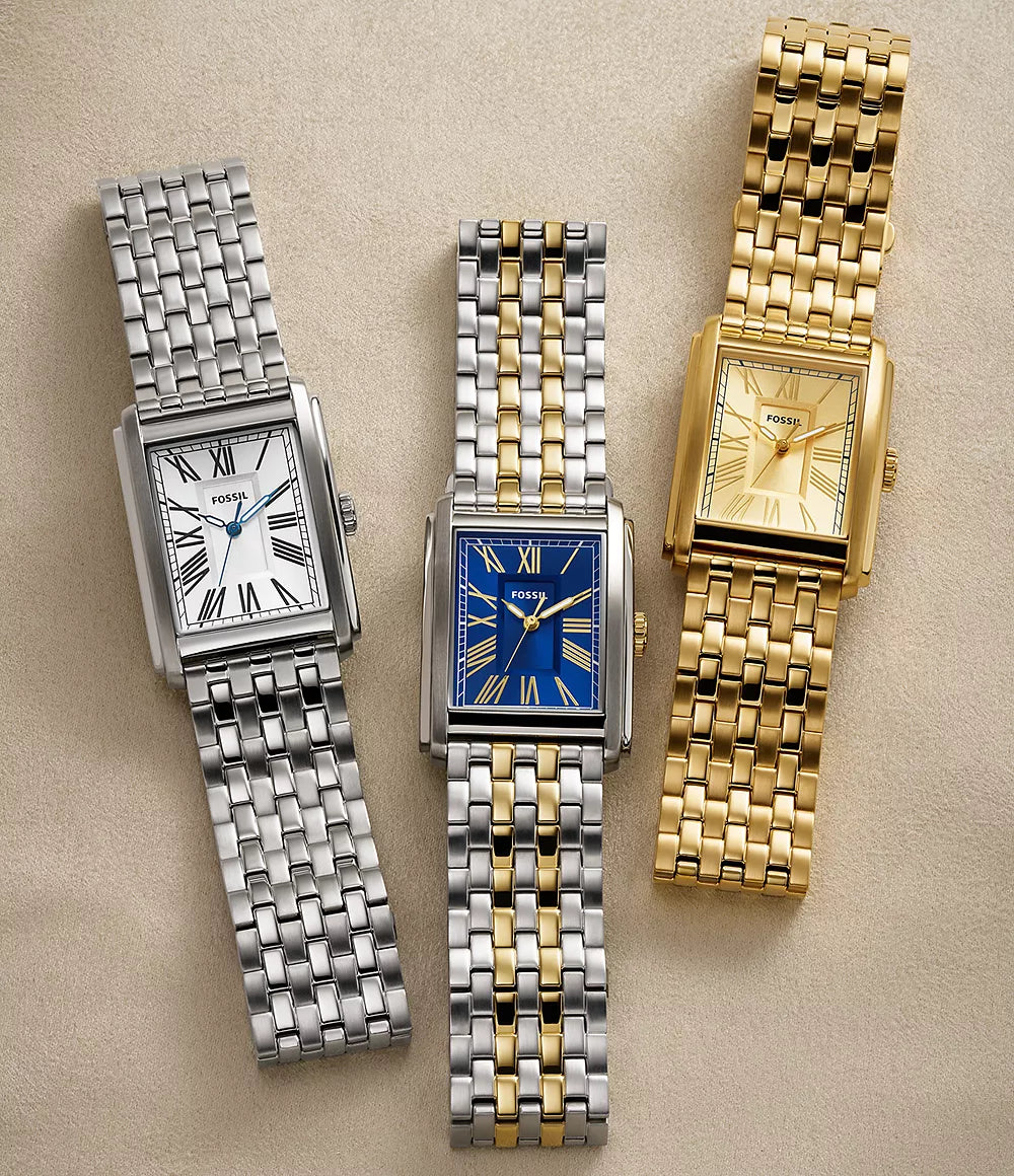 Carraway Three-Hand Two-Tone Stainless Steel Watch