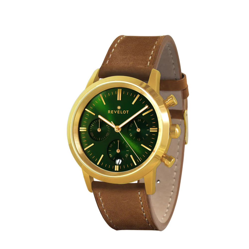 R4 Chrono Women Classic Metallic Green/Gold/Gold