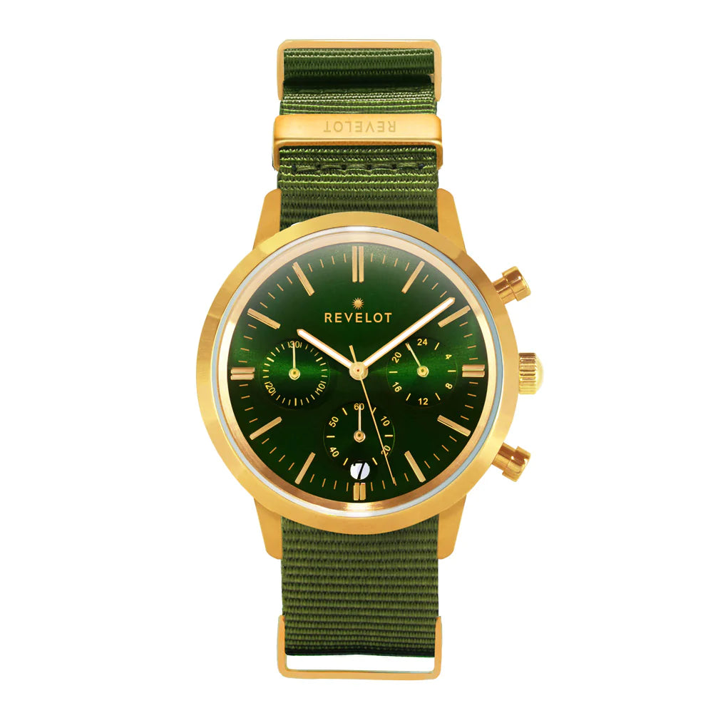 R4 Chrono Women Classic Metallic Green/Gold/Gold