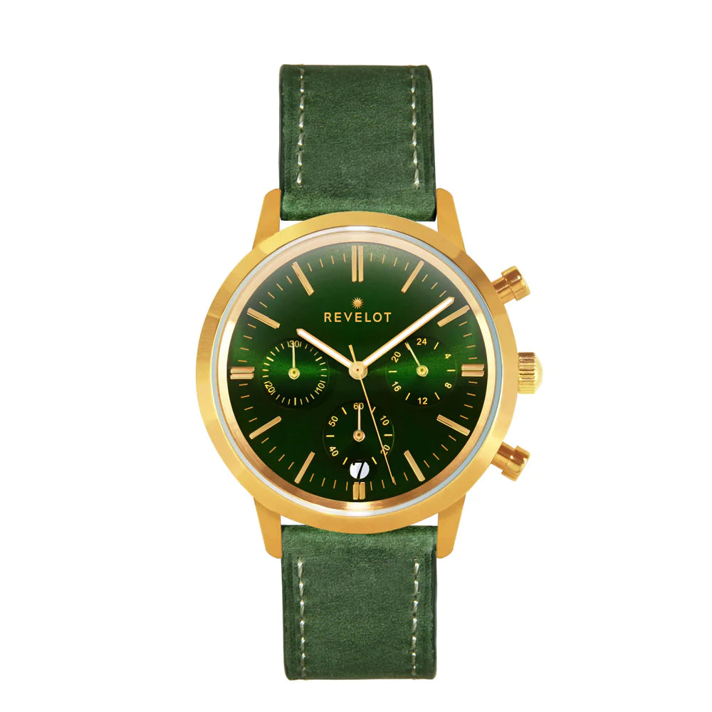 R4 Chrono Women Classic Metallic Green/Gold/Gold