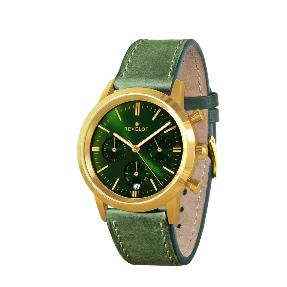 R4 Chrono Women Classic Metallic Green/Gold/Gold