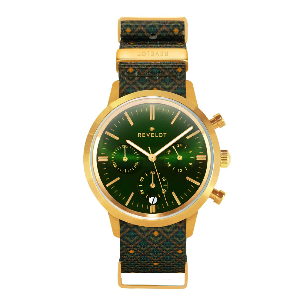 R4 Chrono Women Classic Metallic Green/Gold/Gold