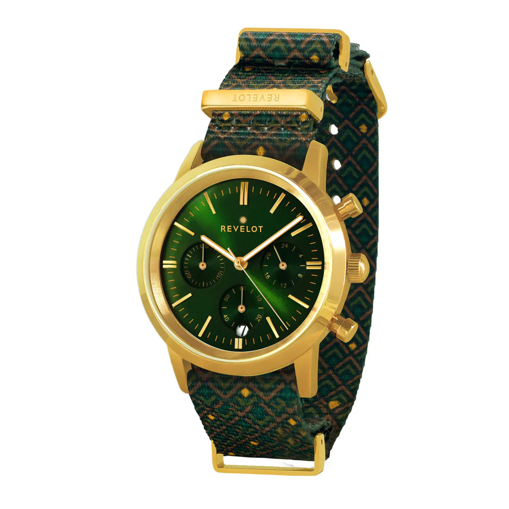 R4 Chrono Women Classic Metallic Green/Gold/Gold