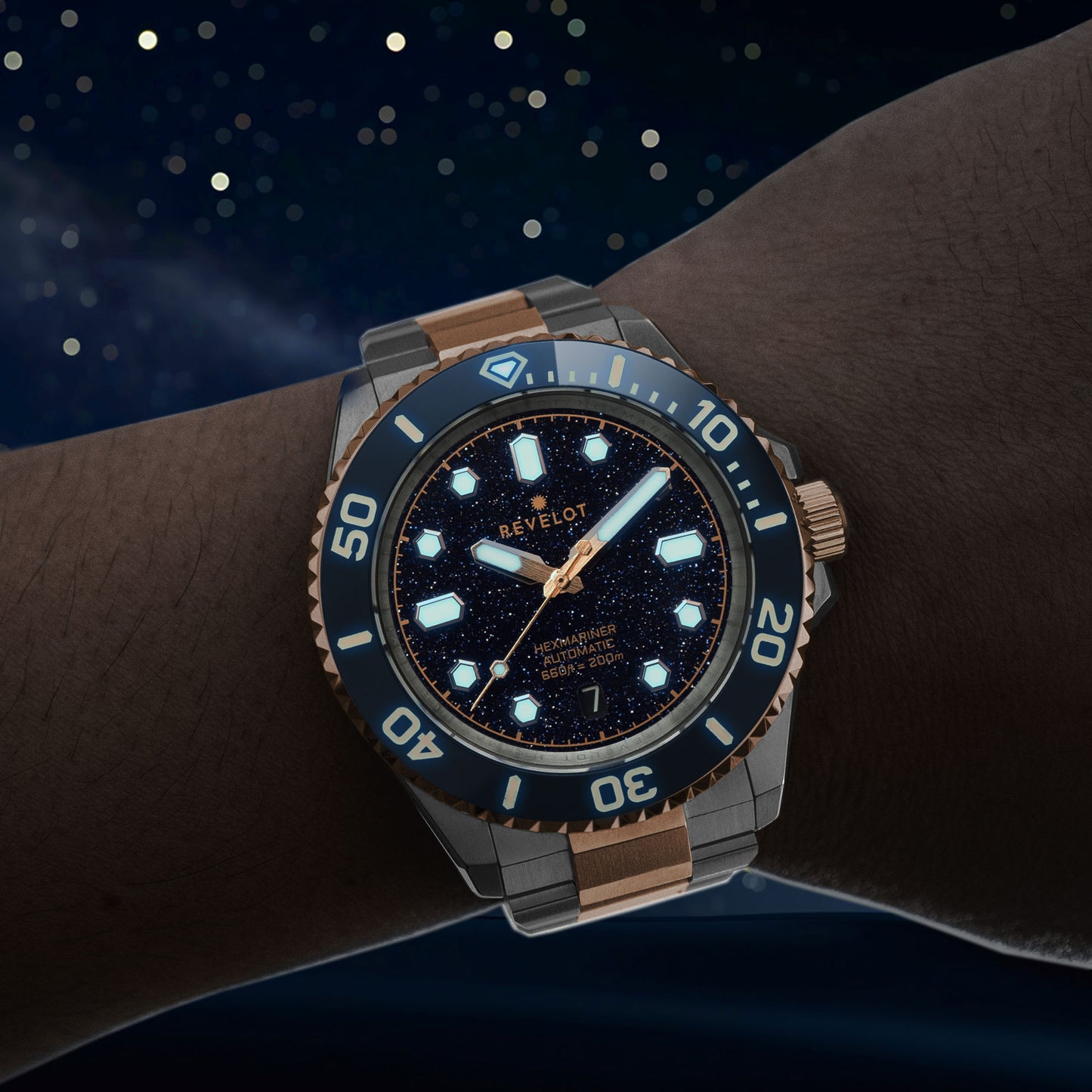 R11 Blue Aventurine Bicolor Steel