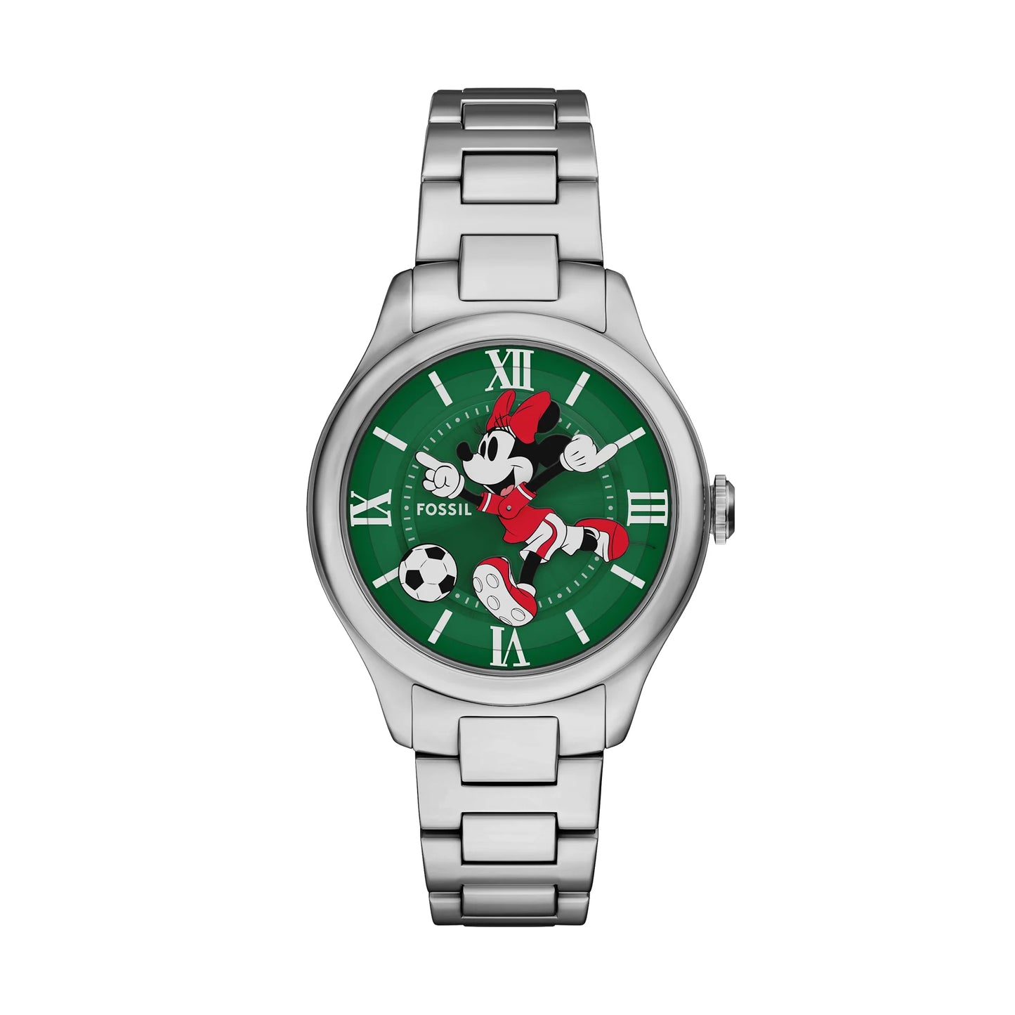 Disney x Fossil Limited-Edition Minnie Mouse Soccer Watch