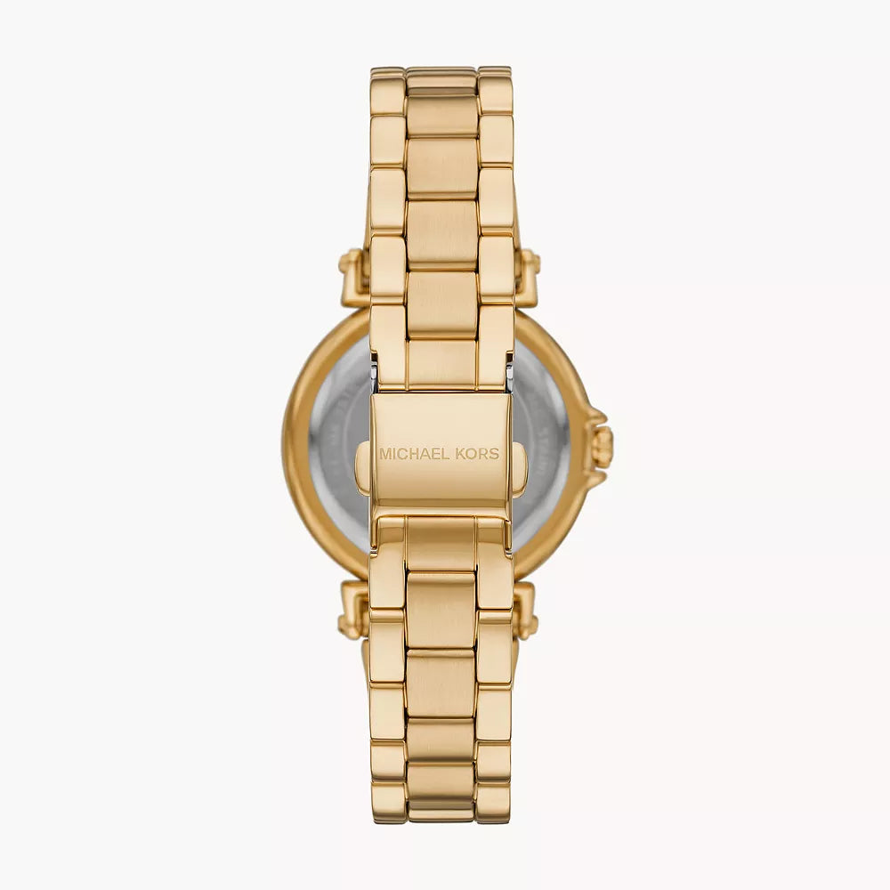 Maren Three-Hand Gold-Tone Stainless Steel Watch