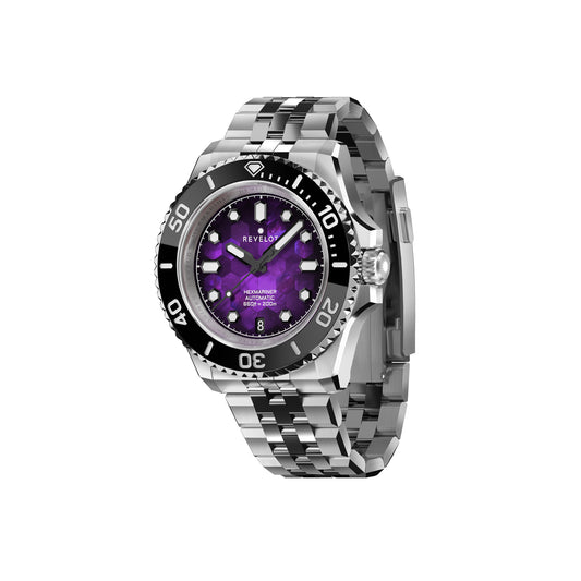 Hexmariner 39 Fume Purple Hex Mosaic MOP