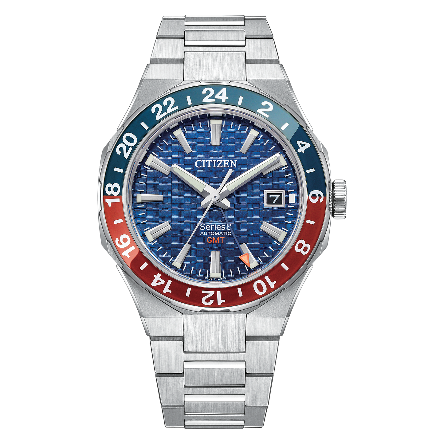 Series 8 800 Mechanical GMT Navy Dial Watch NB6030-59L