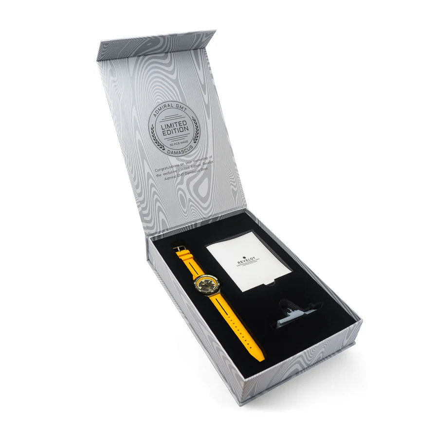 R10 Admiral GMT Damascus Carbon Fiber Limited Edition