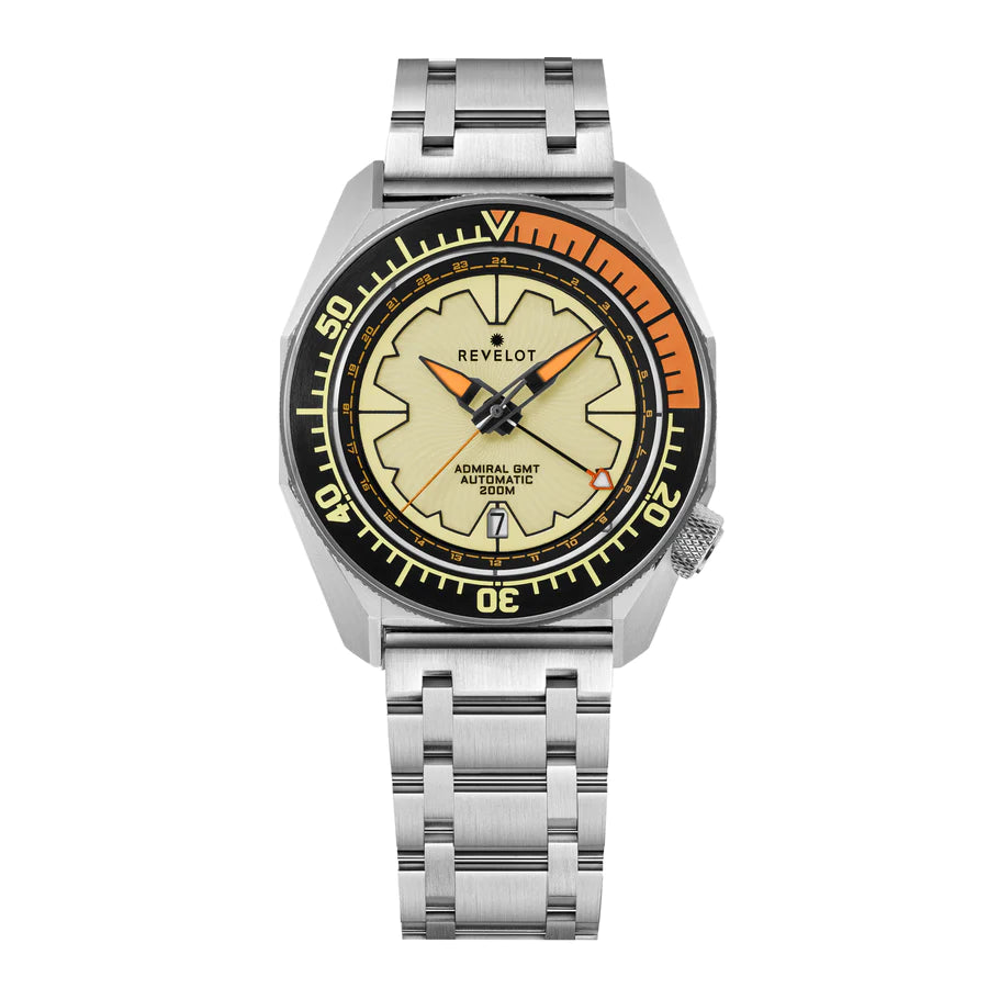 R10 Admiral GMT Dune Luminova Steel