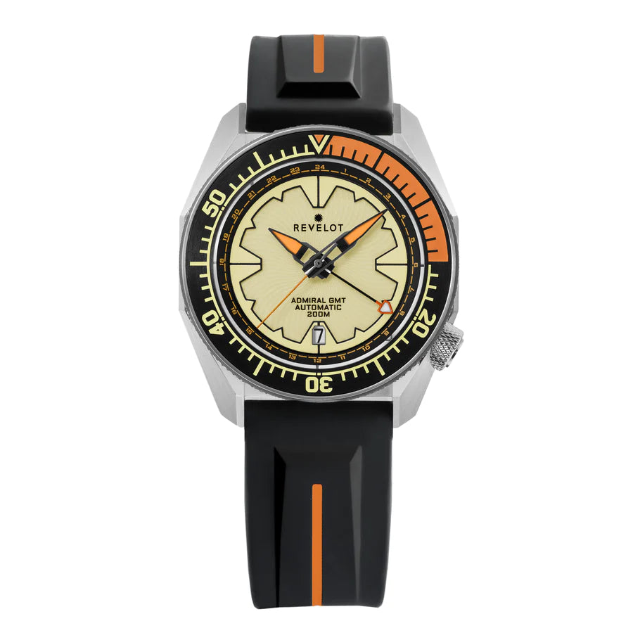 R10 Admiral GMT Dune Luminova Steel