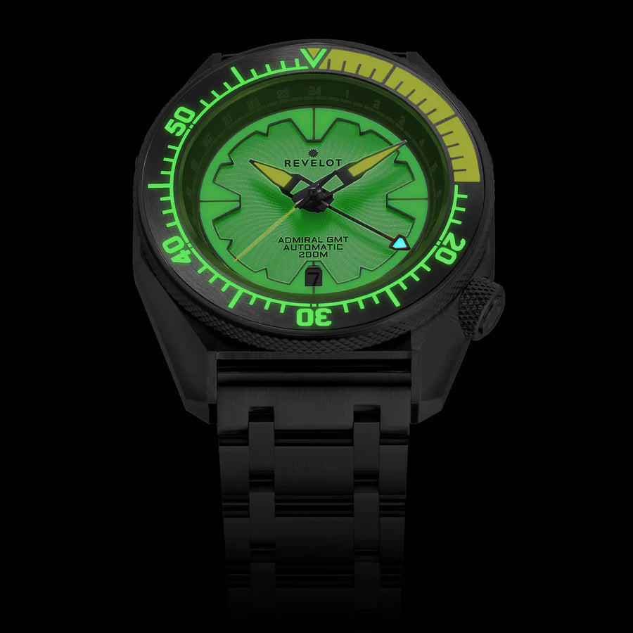 R10 Admiral GMT Dune Luminova Steel