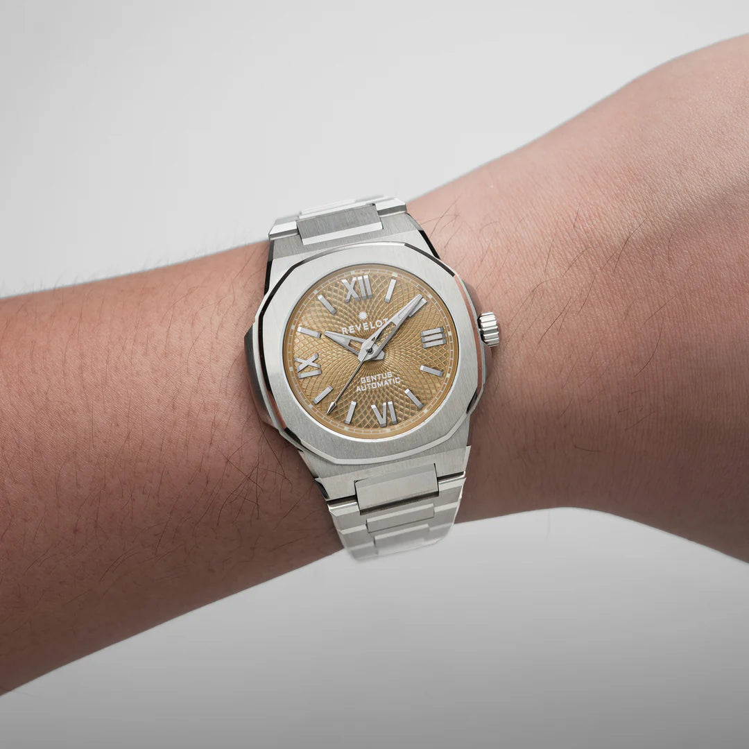 Gentus 40MM Champagne Steel (Automatic)