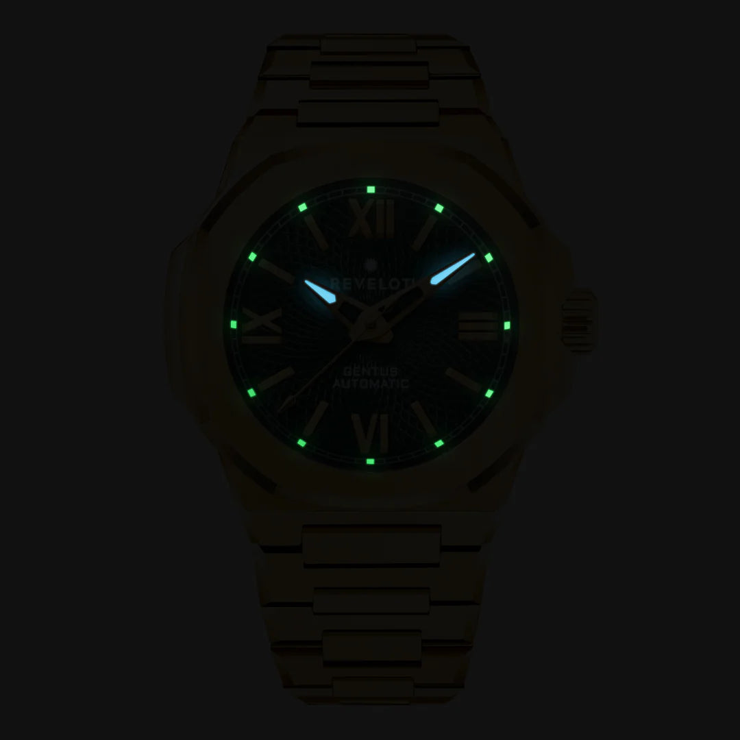 Gentus 40MM Forest Gold Steel (Automatic)