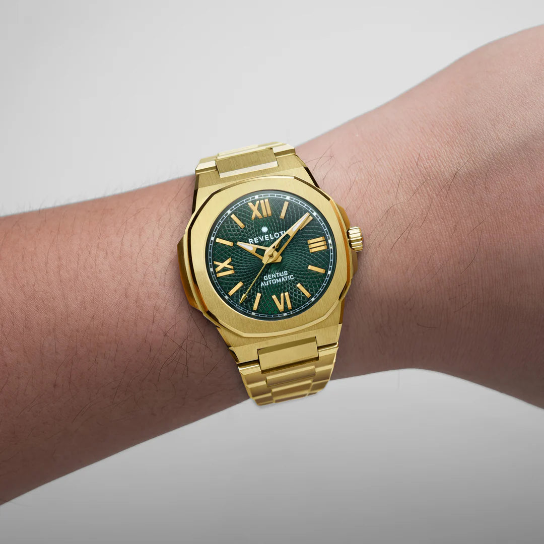 Gentus 40MM Forest Gold Steel (Automatic)