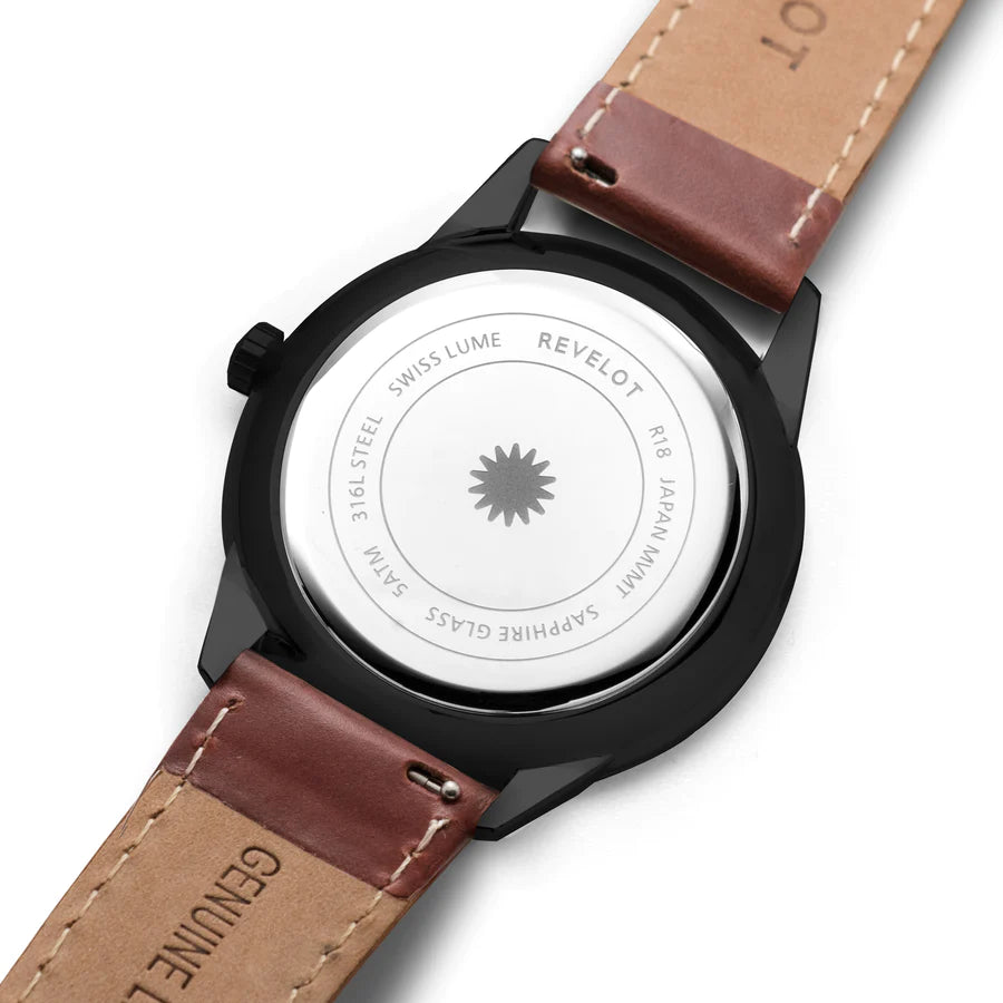 Universal 40mm Coffee Black Steel