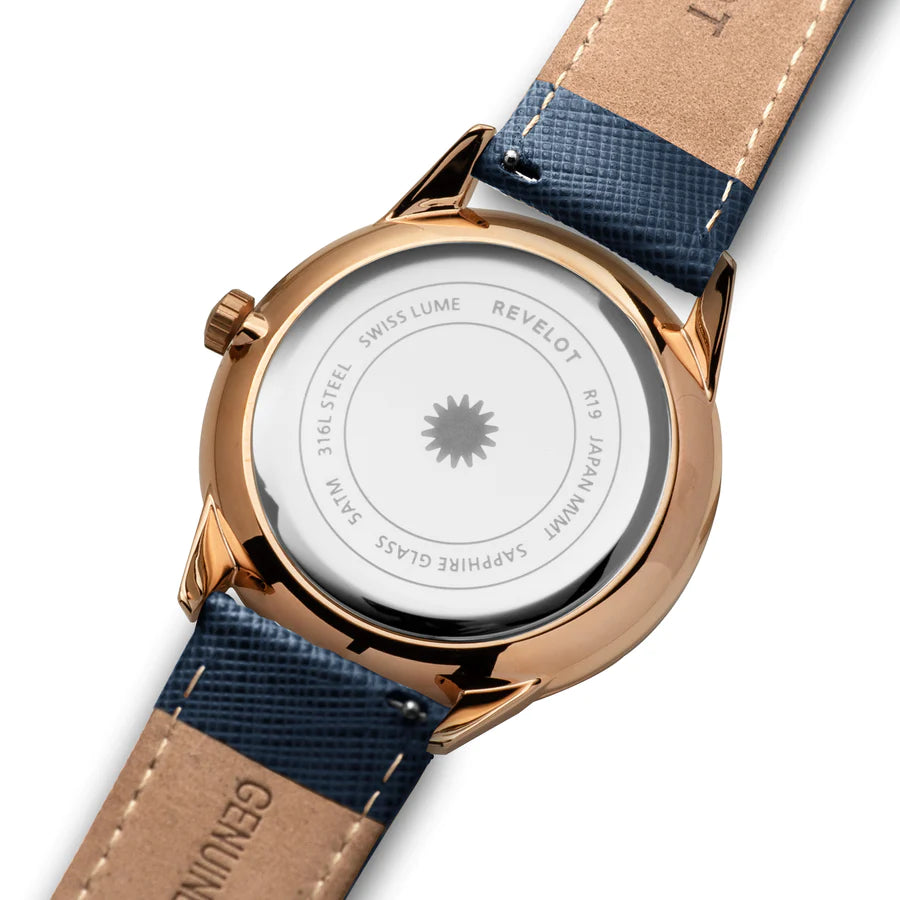 Universal 36mm White Semi-Rosegold