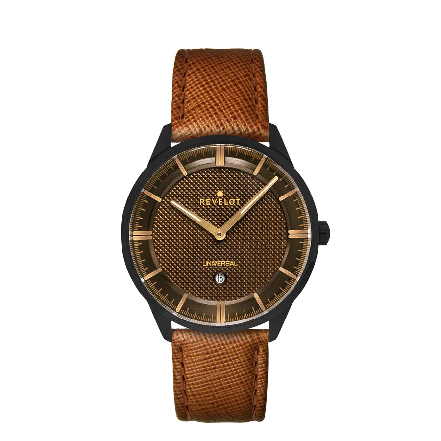 Universal 36mm Coffee Black Steel