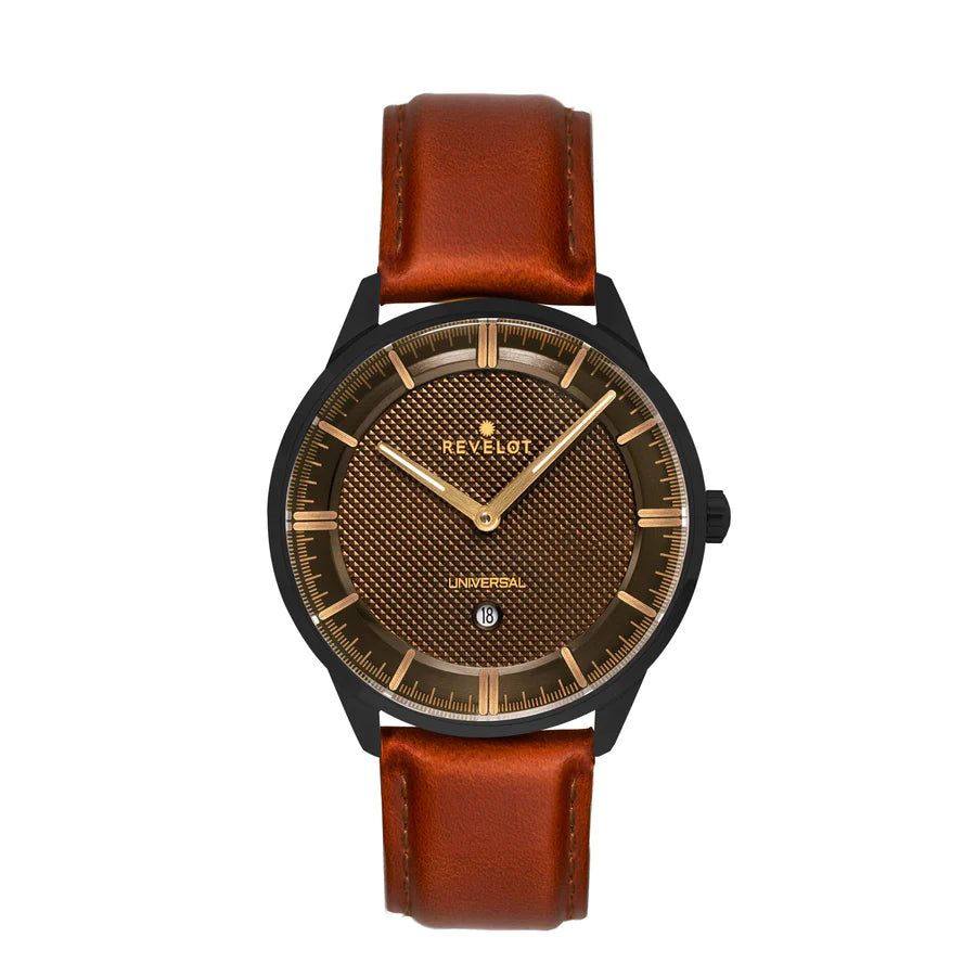 Universal 36mm Coffee Black Steel