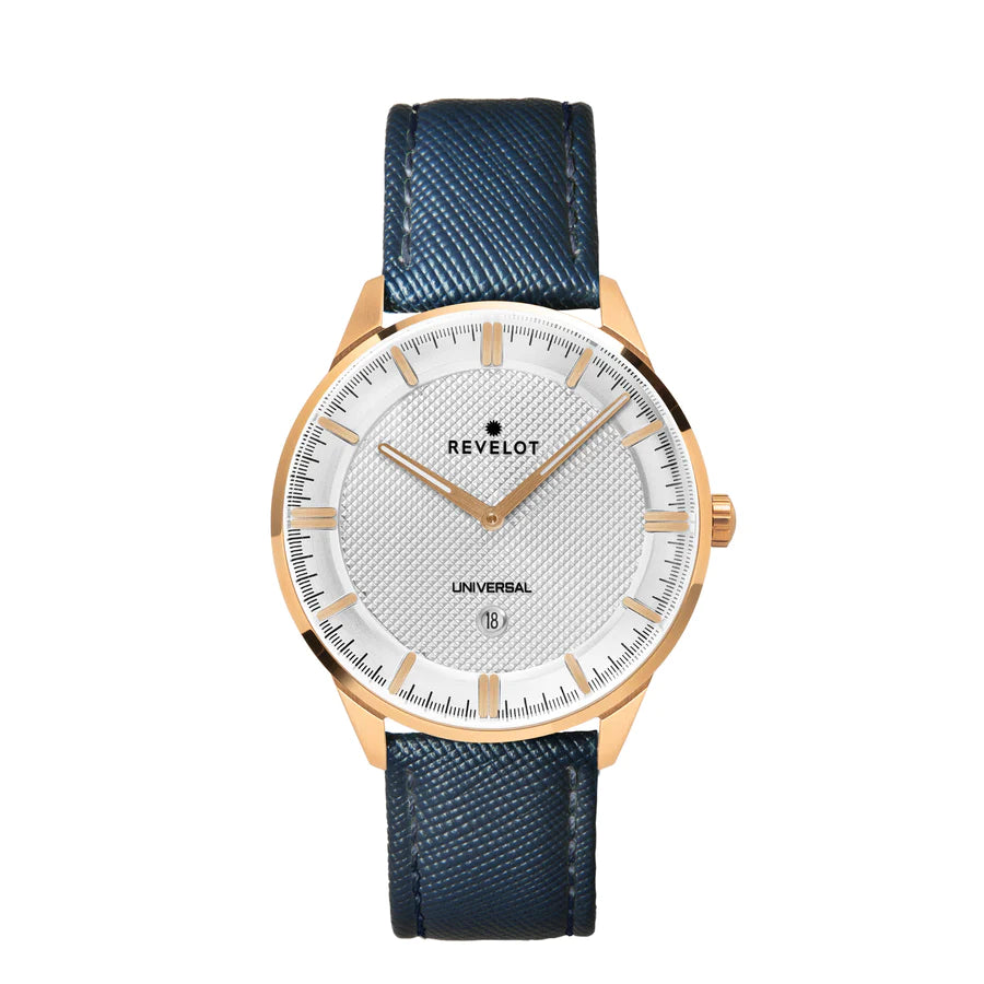 Universal 36mm White Semi-Rosegold