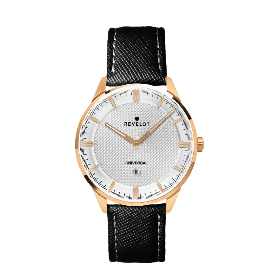 Universal 36mm White Semi-Rosegold