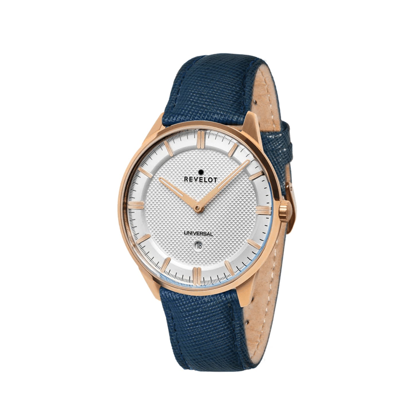 Universal 36mm White Semi-Rosegold
