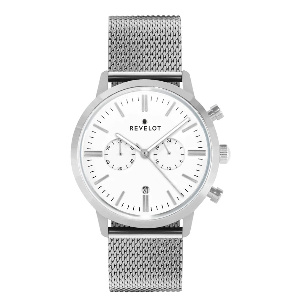 R1 Chrono Classic White/Silver/Silver