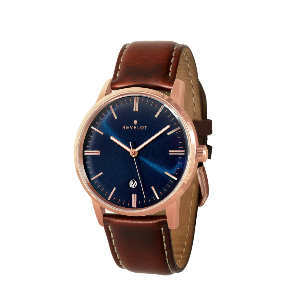 R2 Quartz Classic Blue/Rose Gold/Rose Gold
