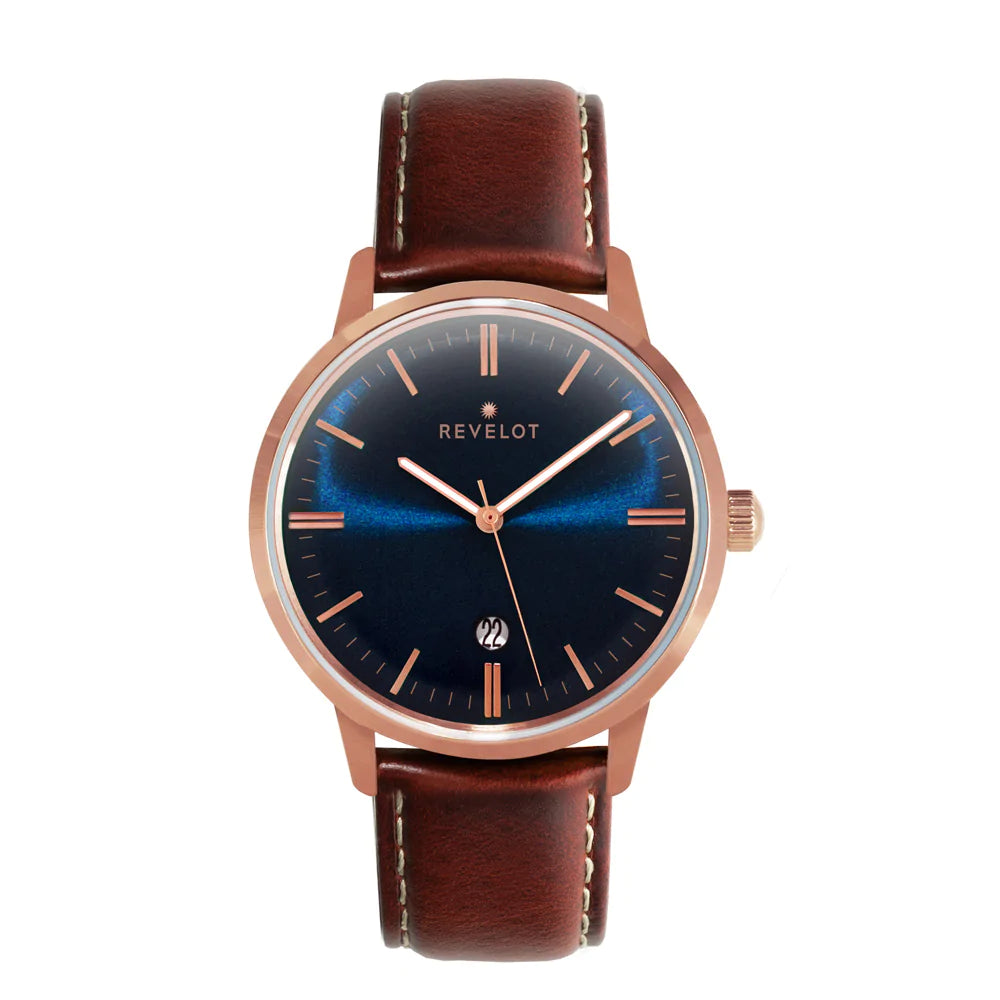 R2 Quartz Classic Blue/Rose Gold/Rose Gold