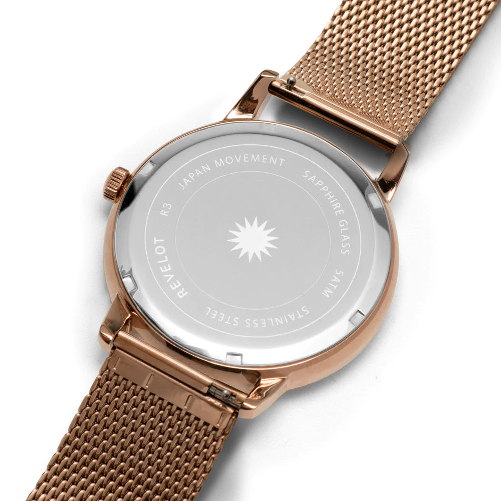 R3 Ladies Quartz Classic Silver/Rose Gold/Rose Gold V2